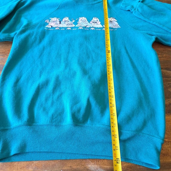 Sturdy Sweats by Lee‎ small Vintage Bunny Rabbit Graphic Crewneck Sweatshirt - Picture 5 of 6